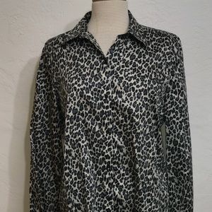 RALPH LAUREN Size: L 100% Cotton Front Button Top